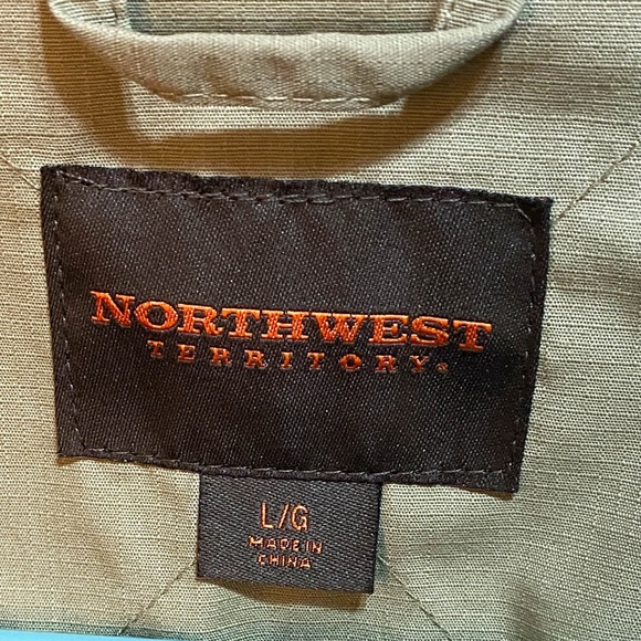 Northwest Territory Men’s Size L Fishing Hunting Vest Zip & Snap Pockets - Picture 5 of 6